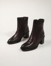 BOTINES TAMARIS BOTIN LISO MOCCA en color Marron