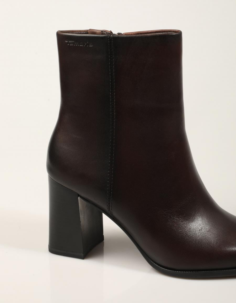 BOTINES TAMARIS BOTIN TACON MAHOGANY en color Marron