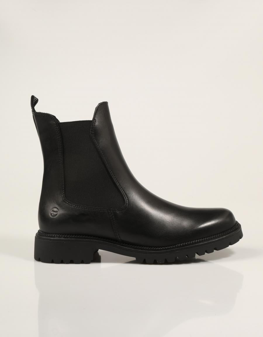 BOTINES TAMARIS BOTIN CHELSEA BLACK en color Negro
