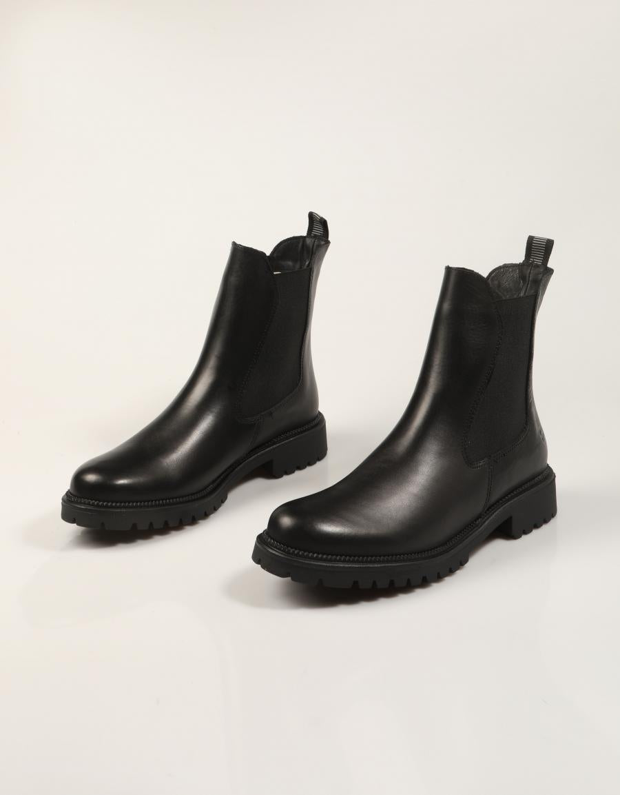 BOTINES TAMARIS BOTIN CHELSEA BLACK en color Negro