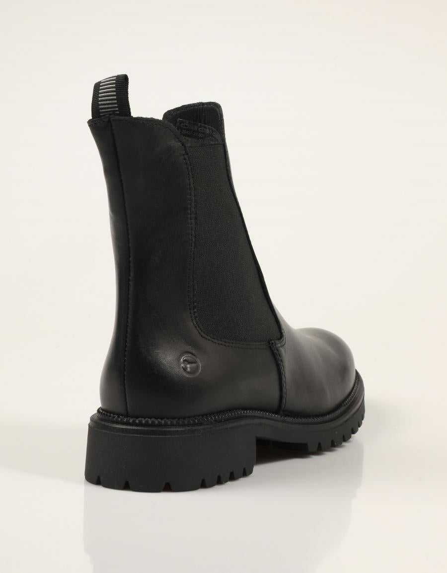 BOTINES TAMARIS BOTIN CHELSEA BLACK en color Negro