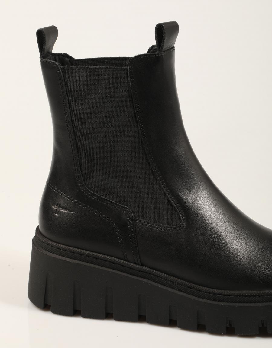 BOTINES TAMARIS BOTIN CHELSEA BLACK en color Negro