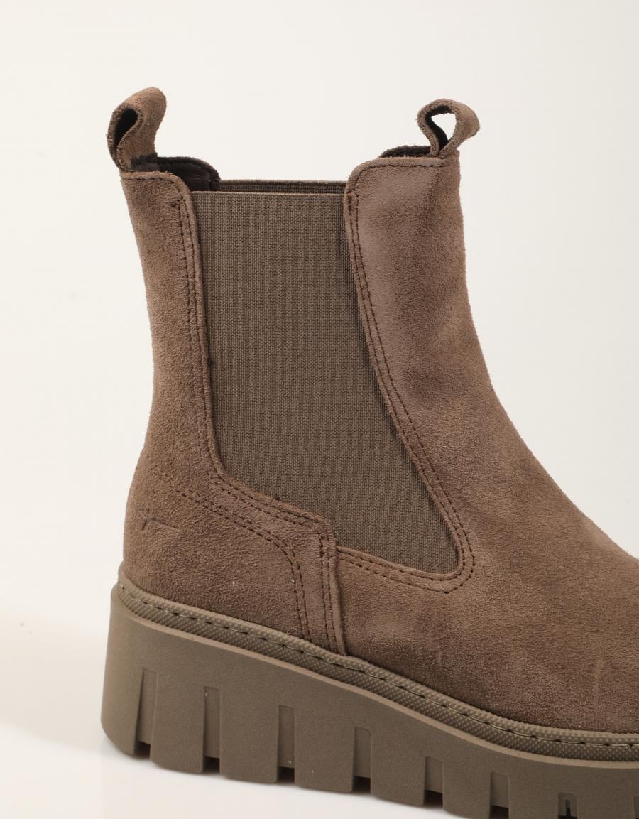 BOTINES TAMARIS BOTIN CHELSEA TAUPE en color Taupe
