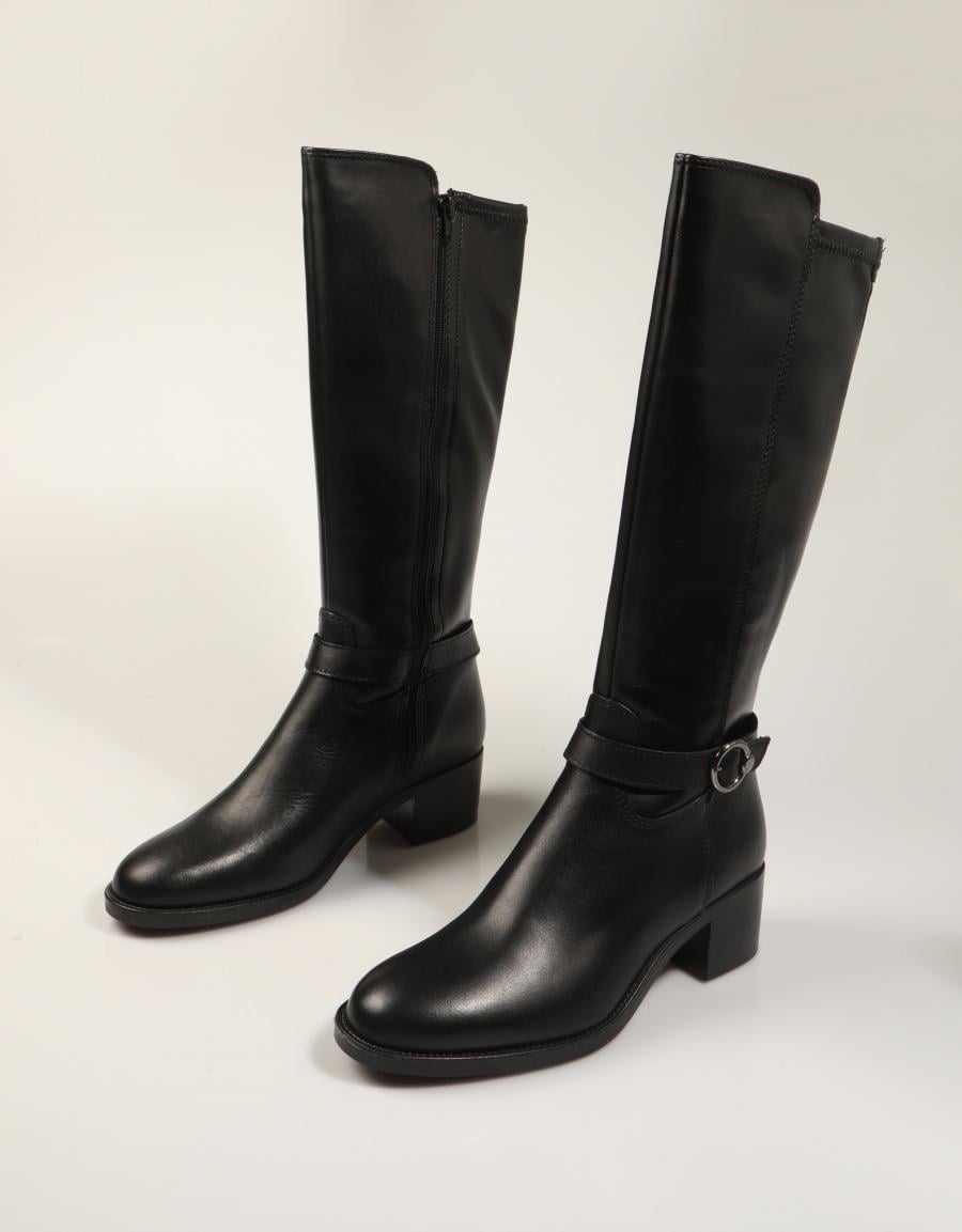 BOTAS TAMARIS BOTA HEBILLA BLACK en color Negro