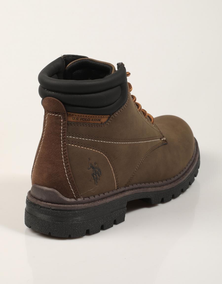 BOTINES US POLO ASSN OHIO004A DARK BROWN OHIO004M/GUH1 en color Marron