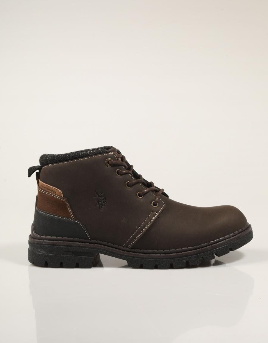 BOTINES US POLO ASSN OHIO005A DARK BROWN OHIO005M/GUT1 en color Marron