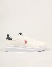 ZAPATILLAS US POLO ASSN CODY010C WHITE CODY010M/GY4 en color Blanco