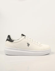 ZAPATILLAS US POLO ASSN CODY010C WHITE CODY010M/GY4 en color Blanco