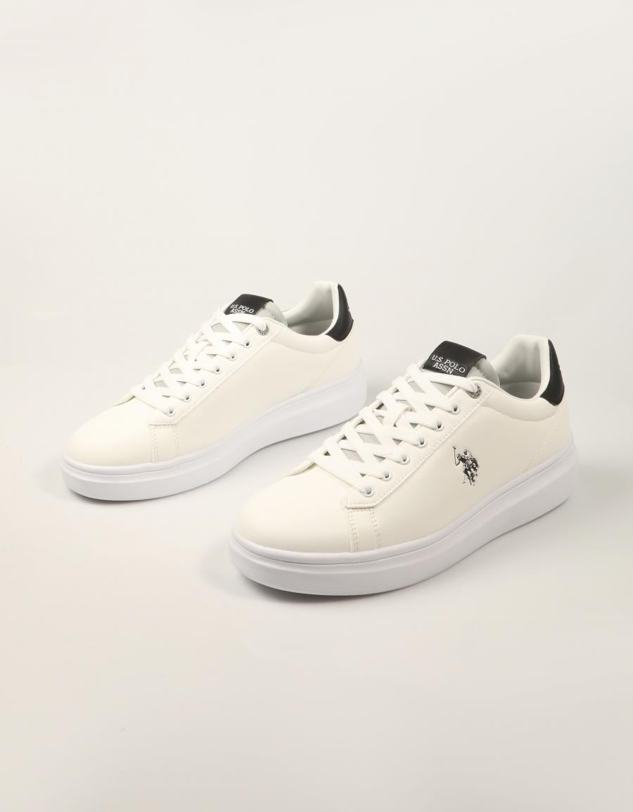 ZAPATILLAS US POLO ASSN CODY010C WHITE CODY010M/GY4 en color Blanco