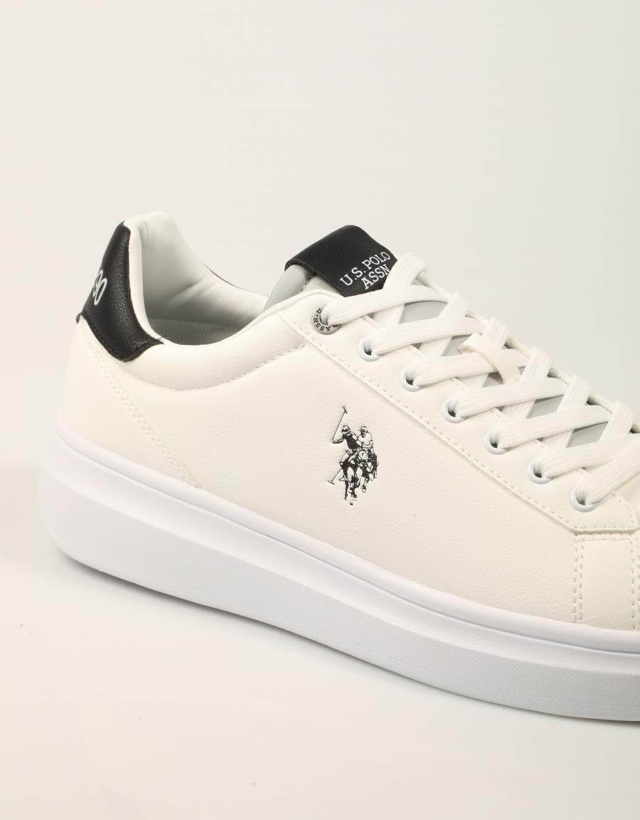 ZAPATILLAS US POLO ASSN CODY010C WHITE CODY010M/GY4 en color Blanco