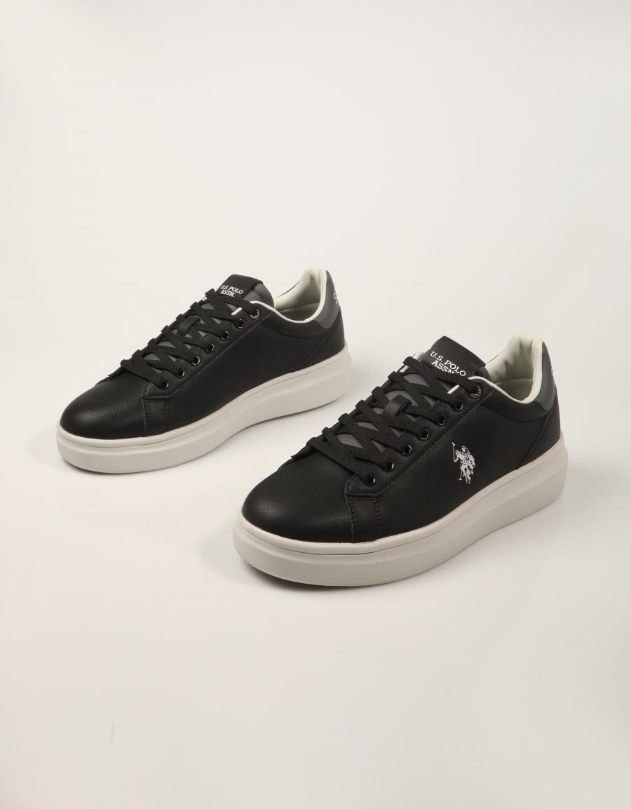 ZAPATILLAS US POLO ASSN CODY010C BLACK CODY010M/GY4 en color Negro