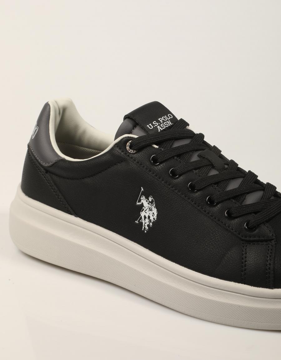 ZAPATILLAS US POLO ASSN CODY010C BLACK CODY010M/GY4 en color Negro