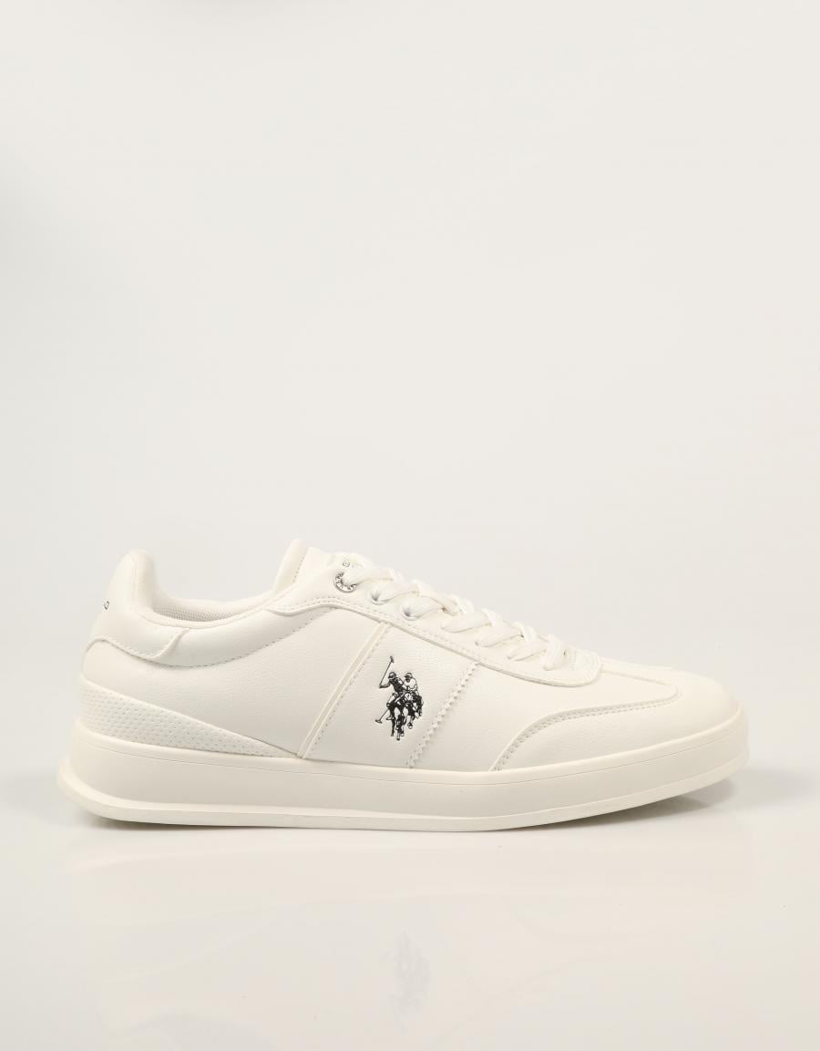 ZAPATILLAS US POLO ASSN CAMPY004E WHITE CAMPY004M/GY2 en color Blanco