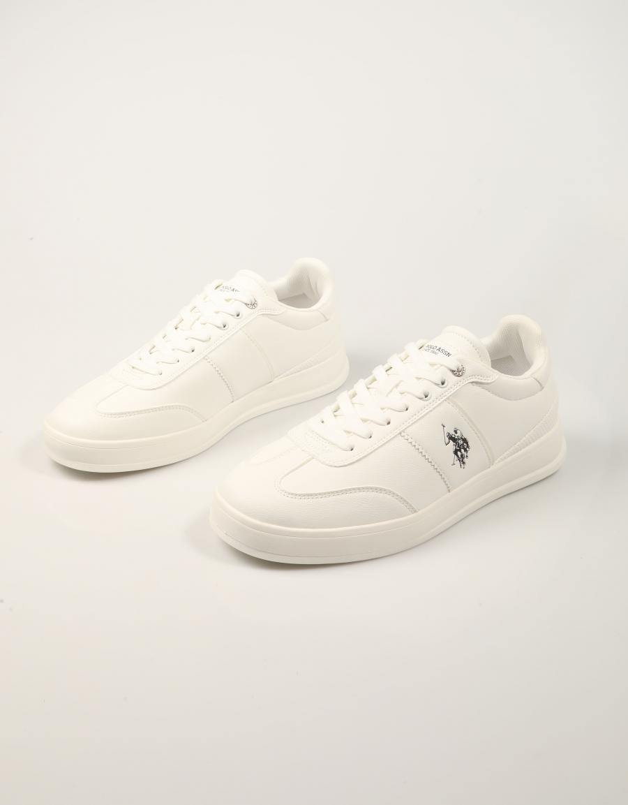 ZAPATILLAS US POLO ASSN CAMPY004E WHITE CAMPY004M/GY2 en color Blanco