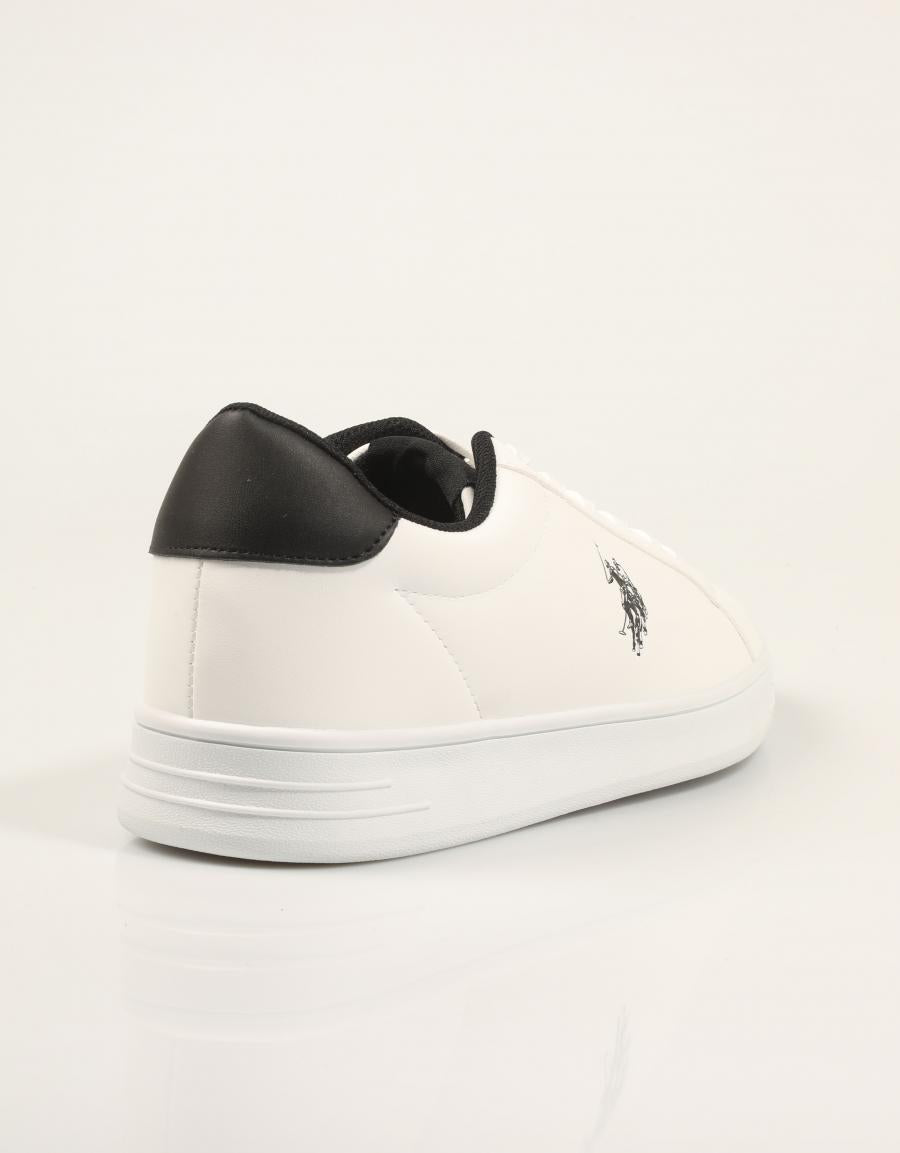 ZAPATILLAS US POLO ASSN ALPHA004 WHITE ALPHA004M/GY1 en color Blanco