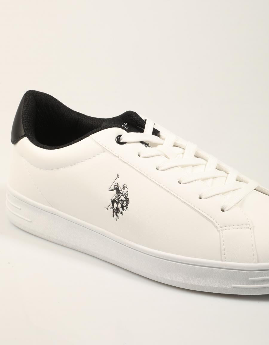 ZAPATILLAS US POLO ASSN ALPHA004 WHITE ALPHA004M/GY1 en color Blanco