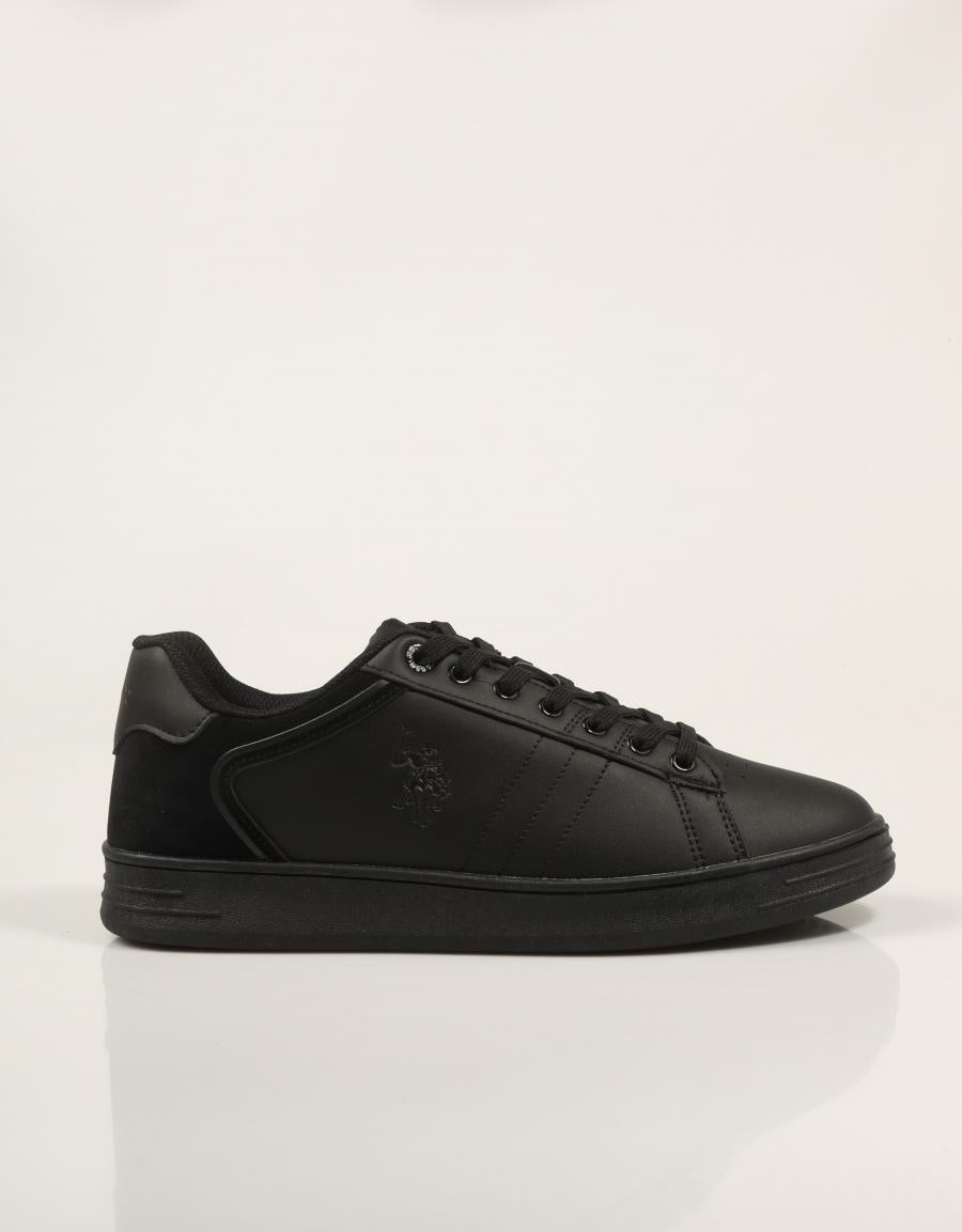 ZAPATILLAS US POLO ASSN ALPHA001 BLACK ALPHA001M/GYH1 en color Negro