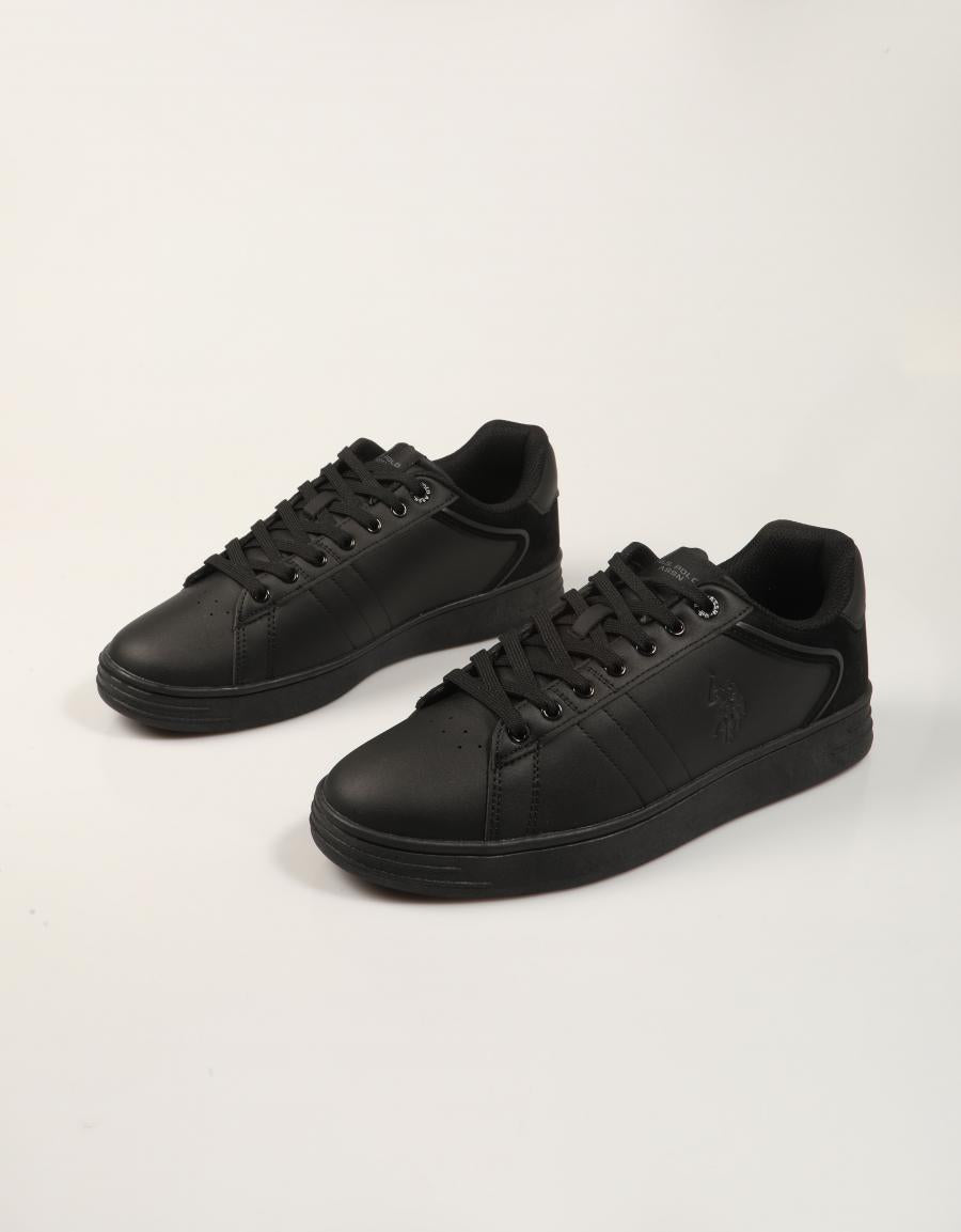 ZAPATILLAS US POLO ASSN ALPHA001 BLACK ALPHA001M/GYH1 en color Negro