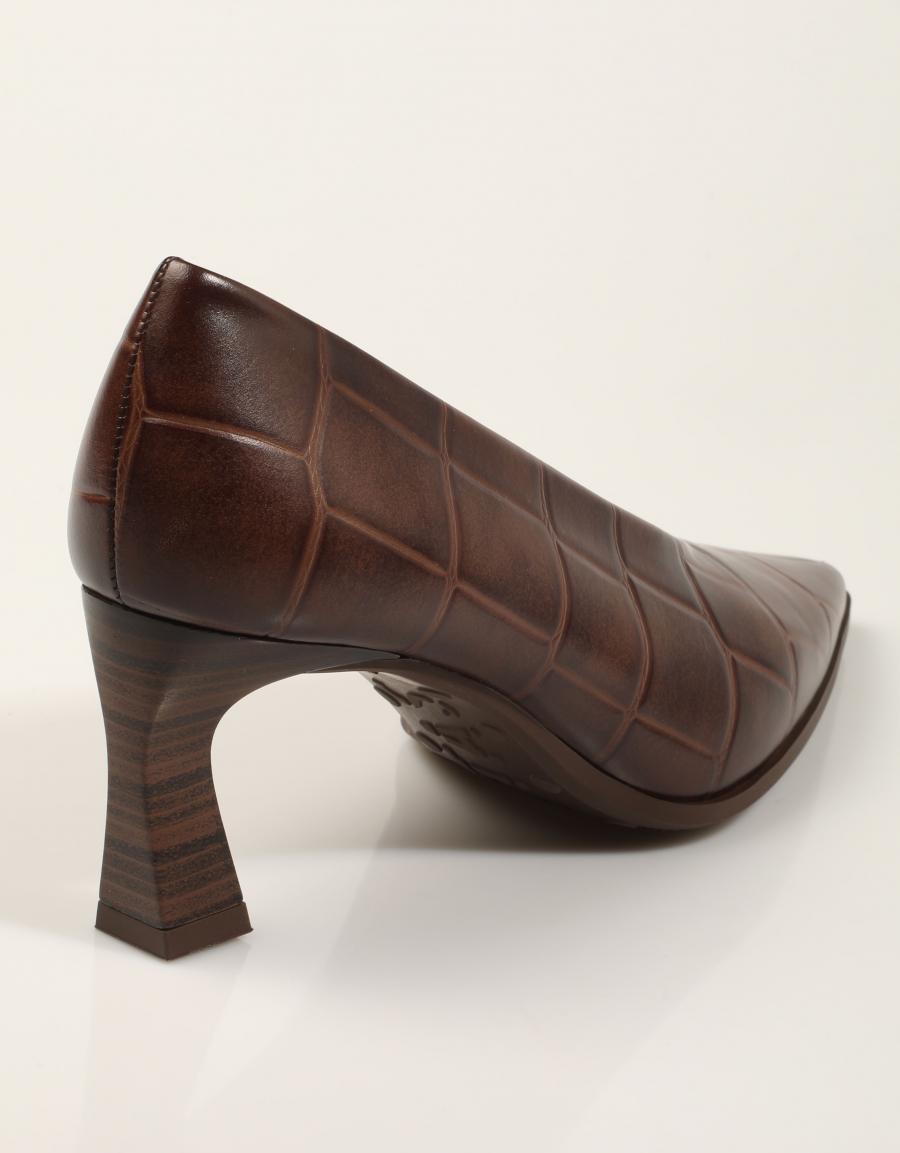 ZAPATOS VESTIR HISPANITAS SALON COCO ESPRESSO en color Marron