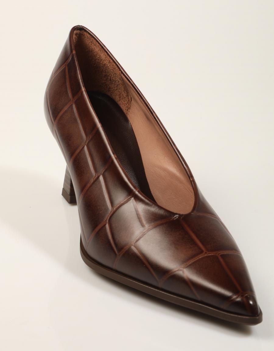 ZAPATOS VESTIR HISPANITAS SALON COCO ESPRESSO en color Marron