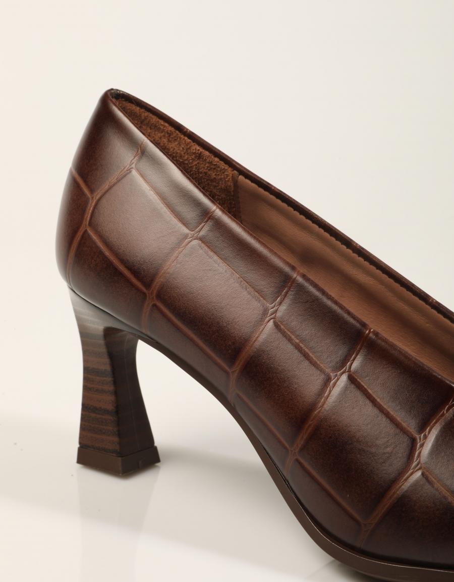 ZAPATOS VESTIR HISPANITAS SALON COCO ESPRESSO en color Marron