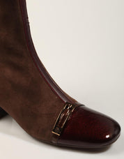BOTINES HISPANITAS BOTIN BORDO/ESPRESSO en color Burdeos