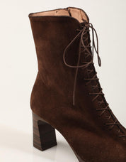 BOTINES HISPANITAS BOTIN CORDONES ESPRESSO en color Marron