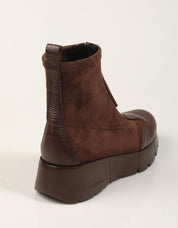 BOTINES HISPANITAS BOTIN CREMALLERA ESPRESSO en color Marron