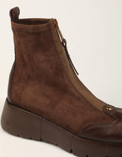 BOTINES HISPANITAS BOTIN CREMALLERA ESPRESSO en color Marron