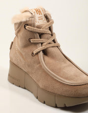 BOTINES HISPANITAS BOTIN WALLABEE CASTORO en color Taupe