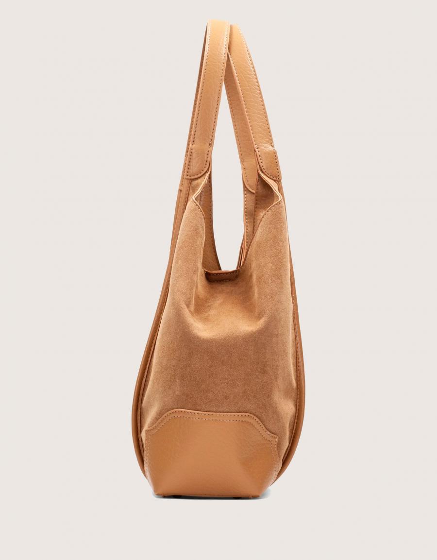 BOLSOS HISPANITAS BOLSO HONEY en color Beige