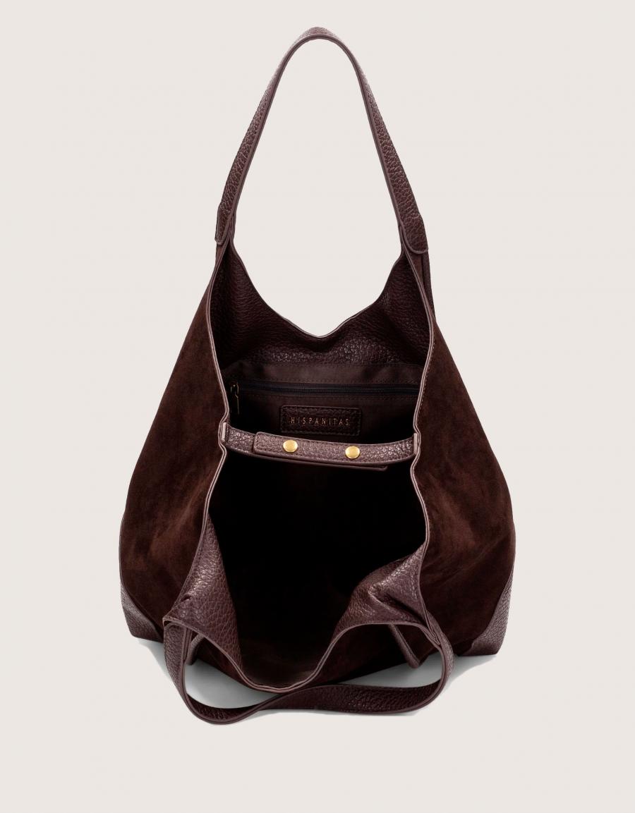 BOLSOS HISPANITAS BOLSO ESPRESSO en color Marron