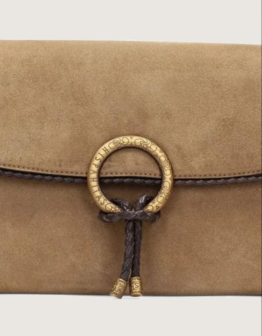 BOLSOS HISPANITAS BOLSO HONEY en color Beige