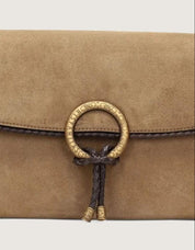 BOLSOS HISPANITAS BOLSO HONEY en color Beige