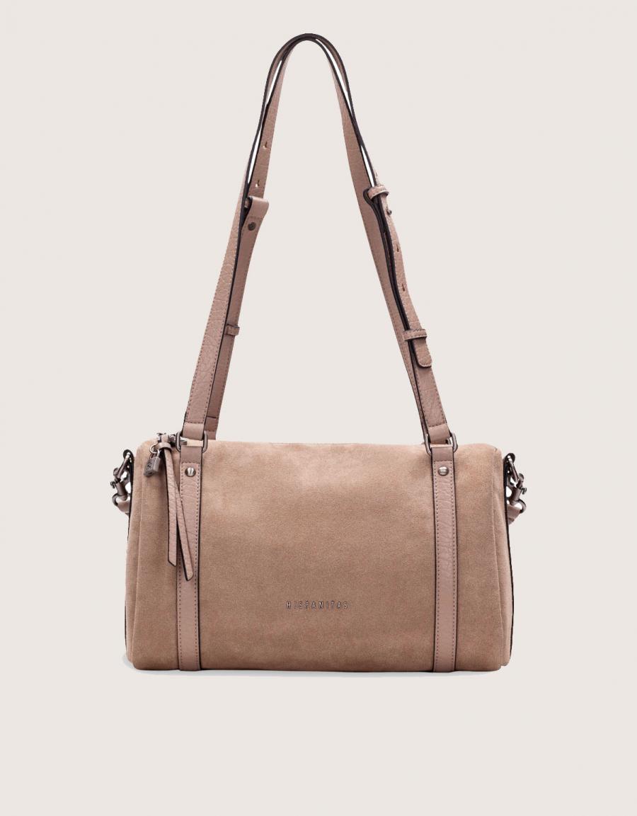 BOLSOS HISPANITAS BOLSO HONEY en color Beige