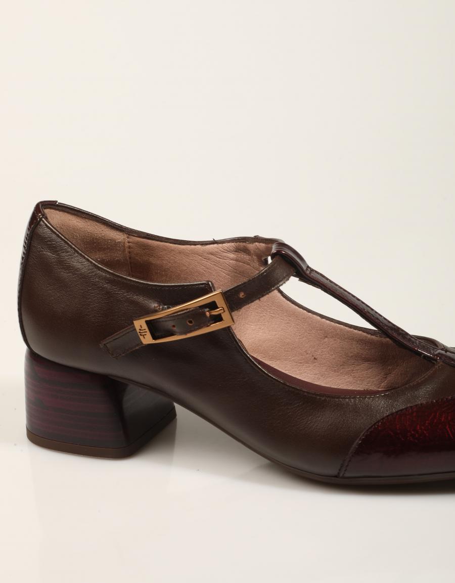 ZAPATOS VESTIR HISPANITAS ZAPATO BORDO/ESPRESSO en color Marron