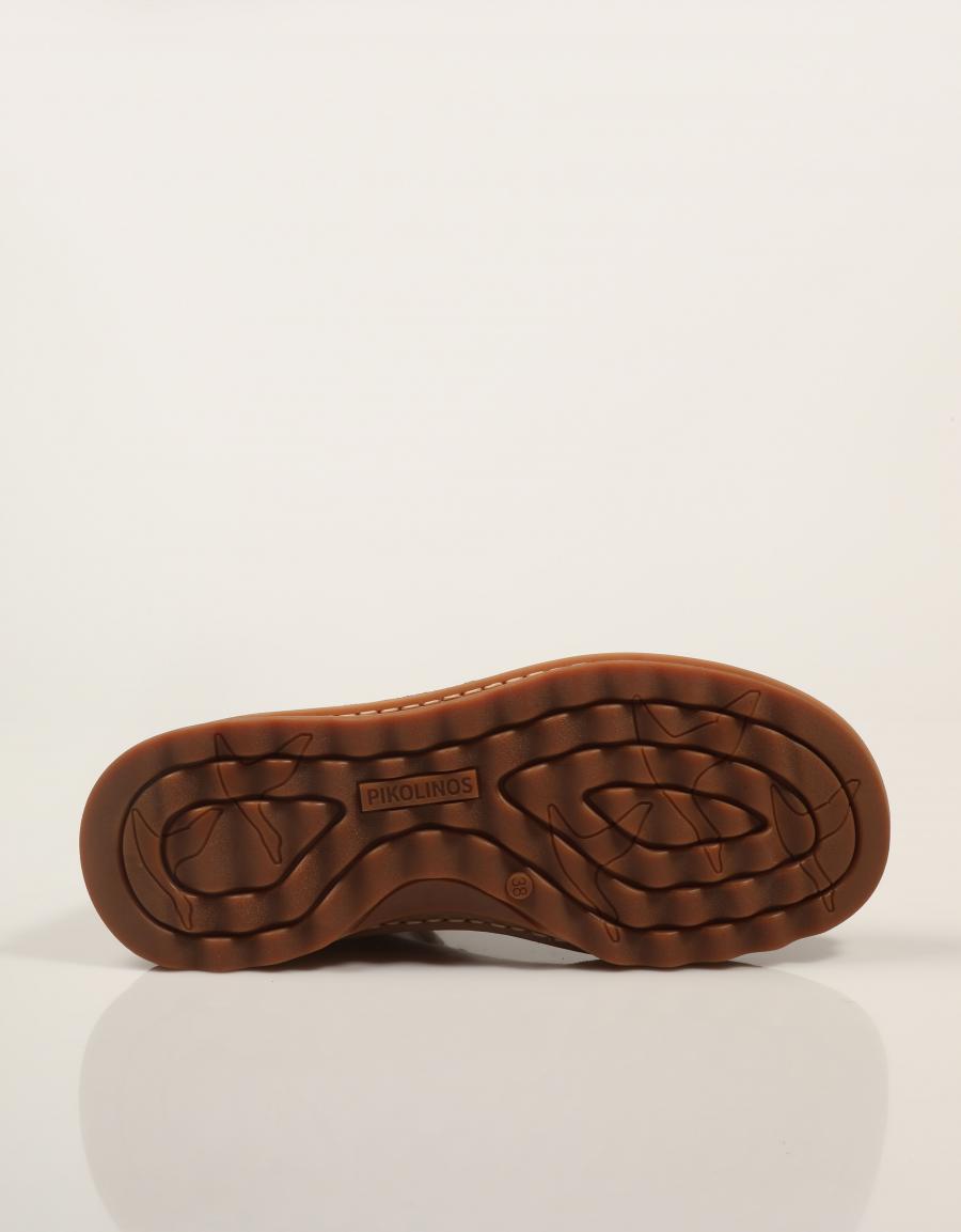 BOTINES PIKOLINOS ALAVA W3J 8509C1 BRANDY en color Cuero