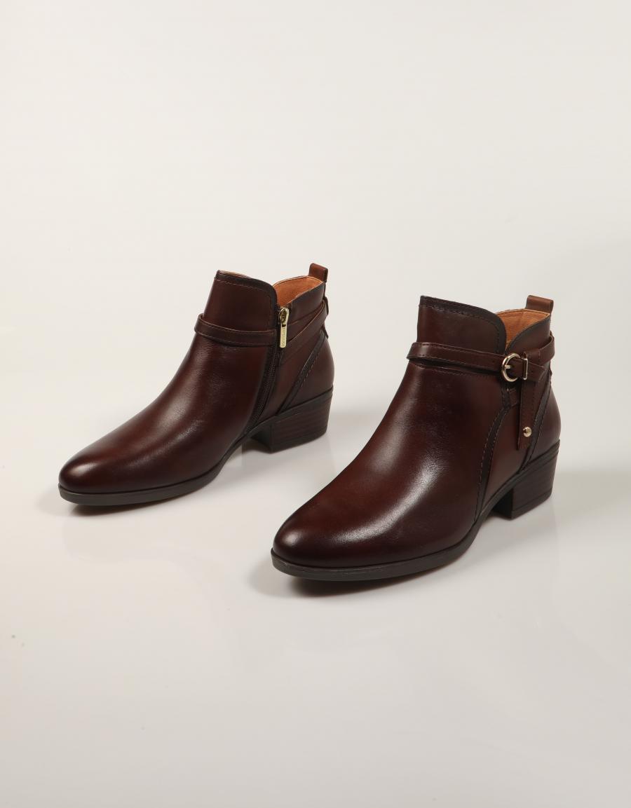 BOTINES PIKOLINOS DAROCA W1U 8901C1 CAOBA en color Marron