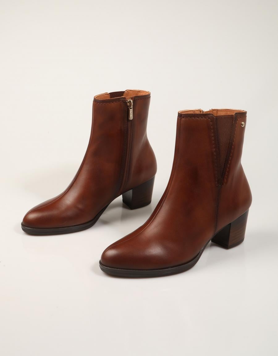 BOTINES PIKOLINOS ZAMORA WOE 8628 CUERO en color Cuero