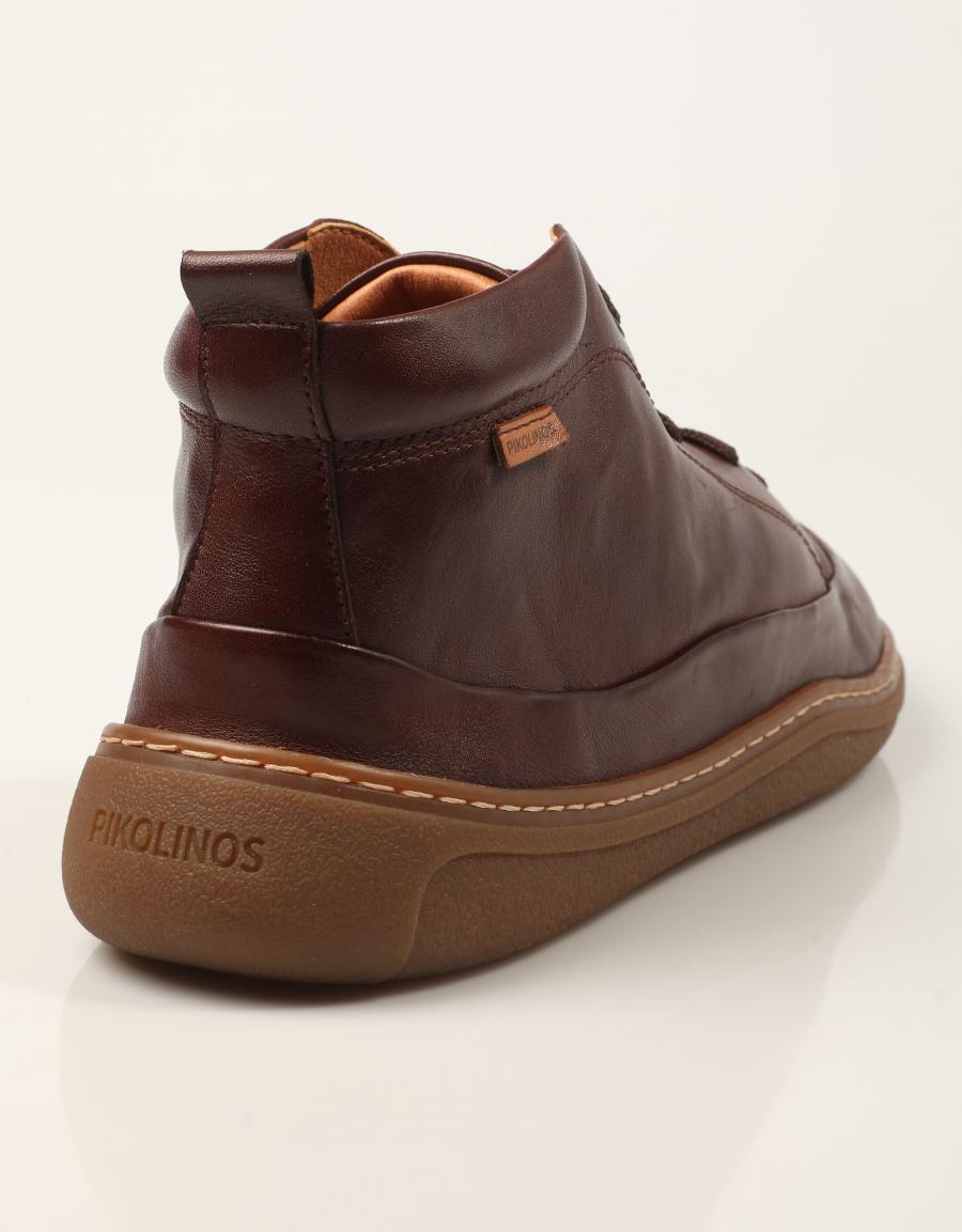 BOTINES PIKOLINOS ARANJUEZ U9F 8055C1 CAOBA en color Marron