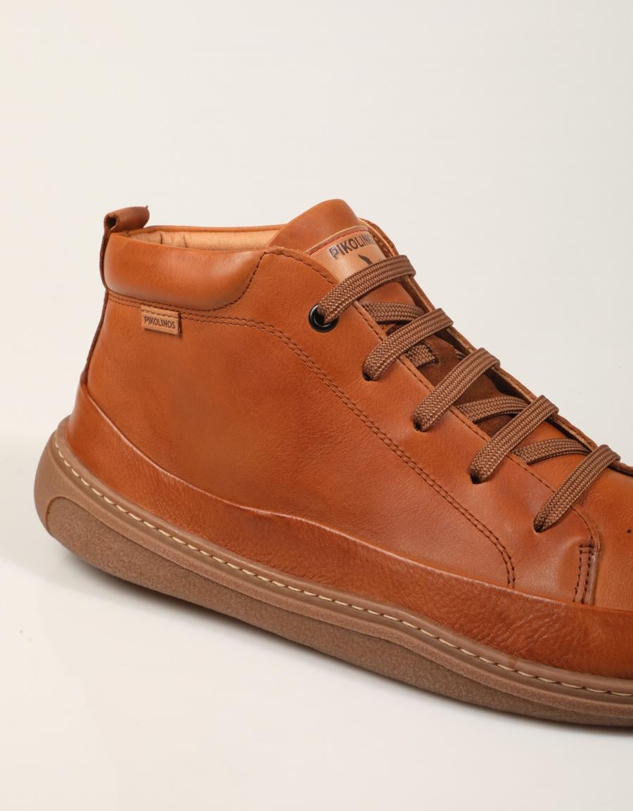 BOTINES PIKOLINOS ARANJUEZ U9F 8055C1 BRANDY en color Cuero