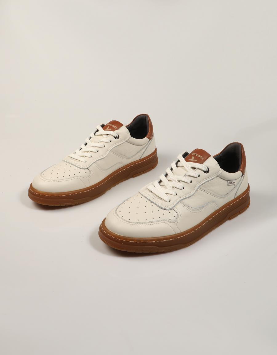 ZAPATILLAS PIKOLINOS SALINAS M1U 6468C1 OFF WHITE en color Blanco