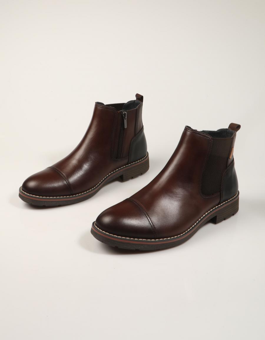 BOTINES PIKOLINOS YORK M2M 8022C1 OLMO en color Marron