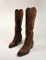 BOTAS LUCIA VIGUERA BOTA VITELO TESTA en color Marron