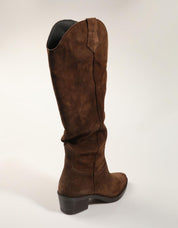 BOTAS LUCIA VIGUERA BOTA VITELO TESTA en color Marron
