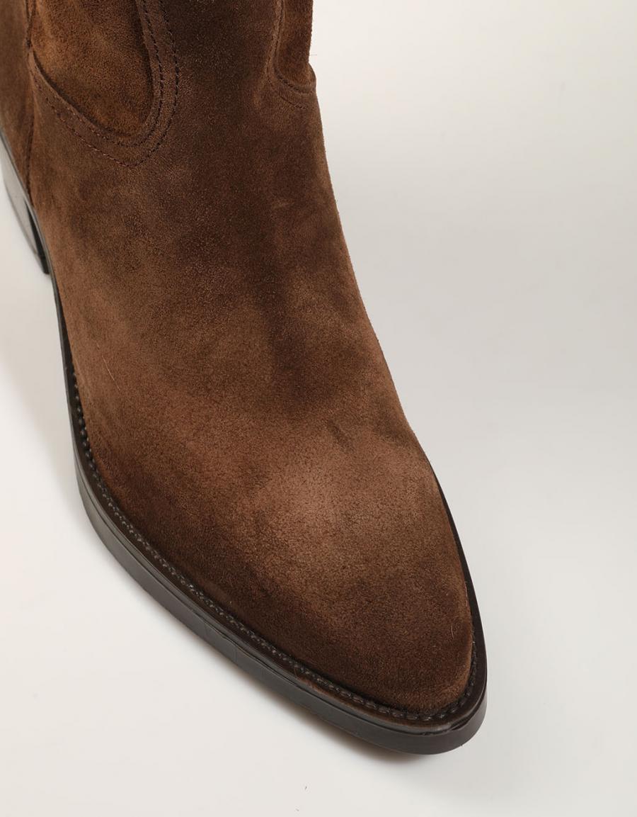 BOTAS LUCIA VIGUERA BOTA VITELO TESTA en color Marron