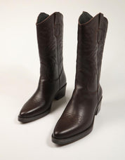 BOTAS LUCIA VIGUERA BOTA CRIMEA CAOBA en color Marron