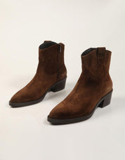 BOTINES LUCIA VIGUERA BOTIN VITELO TESTA en color Marron