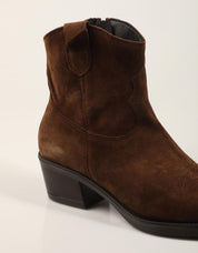 BOTINES LUCIA VIGUERA BOTIN VITELO TESTA en color Marron
