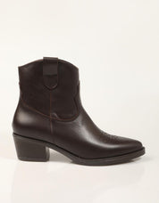 BOTINES LUCIA VIGUERA BOTIN CRIMEA CAOBA en color Marron